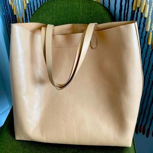 Madewell Large leather transport tote